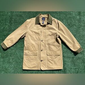 VTG Y2K GAP Barn Field Corduroy Collar Quilt Lined Canvas Jacket Men’s XL